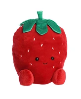 Aurora Medium Party Sized Juicy Strawberry Palm Pals Adorable Plush Toy Red 11.5"