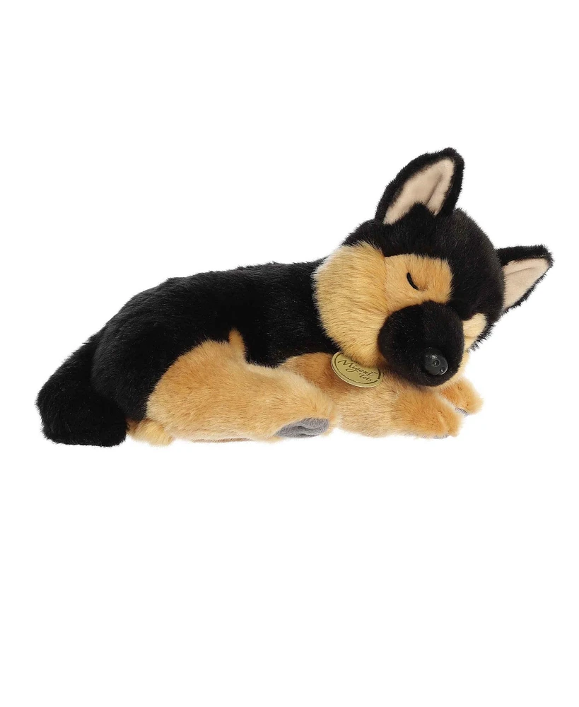 Aurora Medium Sleepy German Shepherd Pup Miyoni Tots Adorable Plush Toy Brown 10