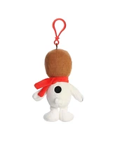 Aurora Mini Flying Ace Keychain Peanuts Adorable Plush Toy White 5