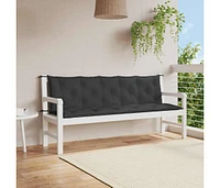 Garden Bench Cushion 70.9"x(19.7"+19.7")x2.8" Oxford Fabric