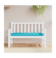 vidaXL Garden Bench Cushion Turquoise 47.2"x19.7"x2.8" Fabric