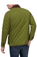 Robert Graham Men's Diamond Quilted Utility Jacket With Coduroy Collar