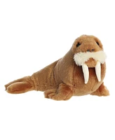 Aurora Small Wallace Walrus Mini Flopsie Adorable Plush Toy Brown 8"