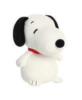 Aurora Small Squishy Snoopy Peanuts Adorable Plush Toy White 8.5"