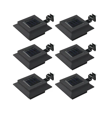 Outdoor Solar Lamps 6 pcs Led Square 4.7