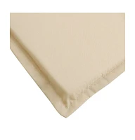 Sun Lounger Cushion Beige 78.7"x19.7"x1.2" Fabric