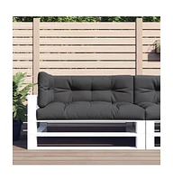 Pallet Cushions 3 pcs Anthracite Fabric