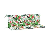 Garden Bench Cushions 2pcs Multicolor 59.1"x19.7"x2.8" Fabric