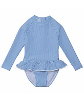 Snapper Rock Little Girls Parisian Summer Ls Skirt Surf Suit
