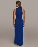 Donna Karan New York Women's Hardware-Trim Gown