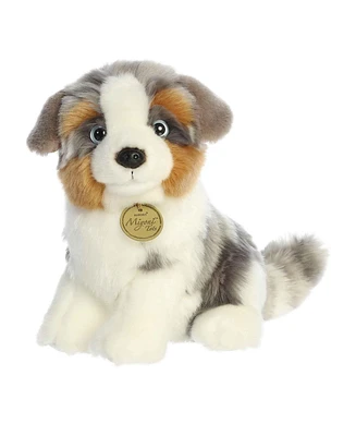 Aurora Medium Australian Shepherd Pup Miyoni Tots Adorable Plush Toy Multicolor 9.5"