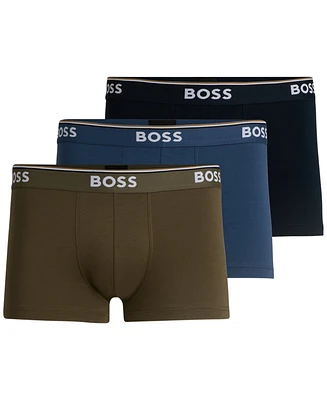 Boss by Hugo Boss Men's 3pk. Logo Power Trunks