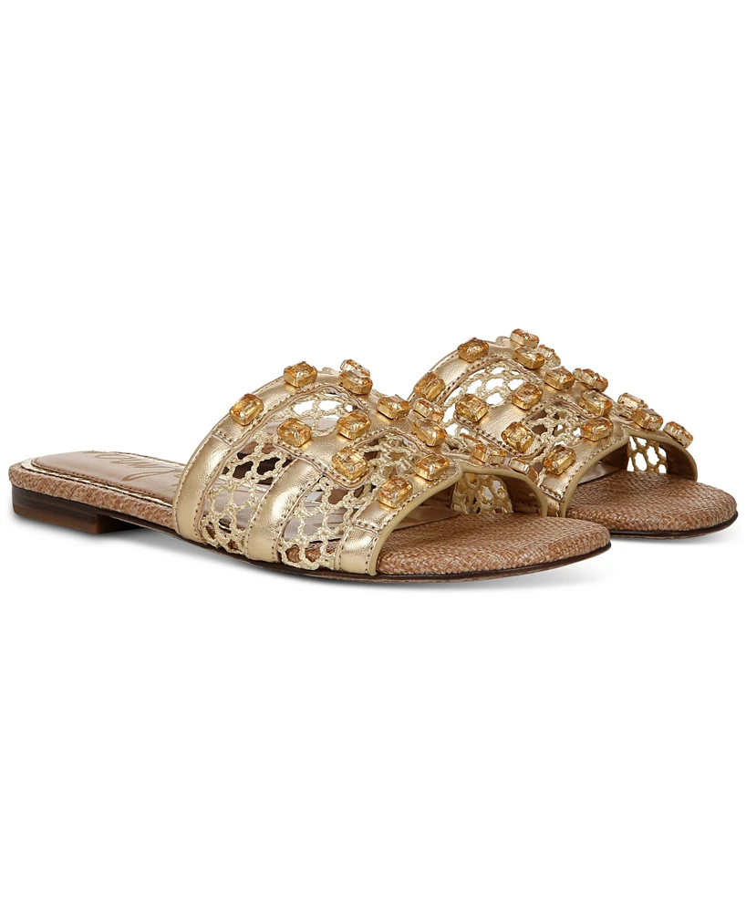 Sam Edelman Women's Blaire Embellished Flat Sandals