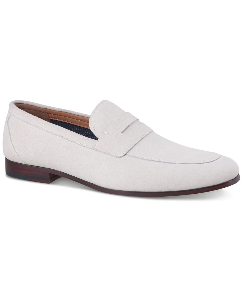 Bar Iii Men's Baldwinn Suede Penny Loafer, Exclusively at Macy's