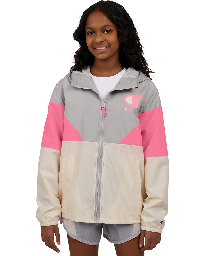 Champion Big Girls Colorblocked Windbreaker Jacket