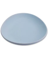 Haven 7" Egg Shaped Stoneware Plates, Set of 4