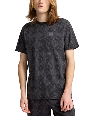 Puma Men's Essential Logomania Allover Print T-Shirt