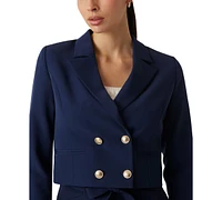 Guess Women's Andree Cropped Blazer