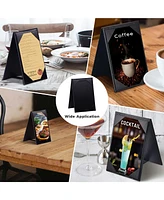 WeChef 20 Pack 4"x6" Double-Sided Menu A-Frame Holder Table Tent Restaurant Cafe