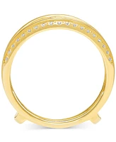 Diamond Asymmetrical Enhancer Ring Guard (1/2 ct. t.w.) in 14k Gold