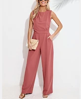 Cupshe Women's Sleeveless Wide-Leg Jumpsuit, Created for Macy's