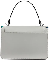 Karl Lagerfeld Paris Simone Flap Crossbody with Rainbow Stitching