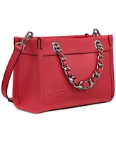 Karl Lagerfeld Paris Savoie Leather Crossbody