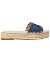 Lauren Ralph Women's Polly Espadrille Flat Sandals