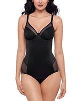 Miraclesuit Women's Sexy Sheer Shaping Padded-Cup Bodysuit