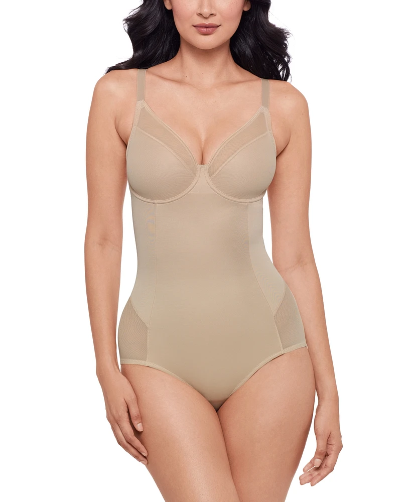 Miraclesuit Women's Sexy Sheer Shaping Padded-Cup Bodysuit