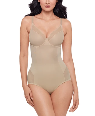 Miraclesuit Women's Sexy Sheer Shaping Padded-Cup Bodysuit
