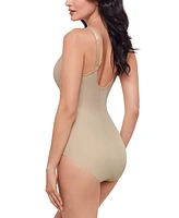 Miraclesuit Women's Sexy Sheer Shaping Padded-Cup Bodysuit