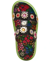 Betsey Johnson Women's Madox Embellished Platform Footbed Sandals