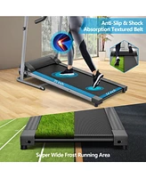 Electric Foldable Treadmill with Lcd Display and Heart Rate Sensor