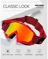 Batfox Dirt Bike Atv Goggles Motorcycle Gear Riding Motocross Dirtbike 4-Wheeler Mx Dh Accessories Glasses for Men Women Youth UV400 Protectio