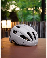 Batfox Bike Helmet for Adults and Youth with Rechargeable Led Safety Taillight and Eye Shield Goggles