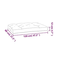 Pallet Cushion Royal Blue 47.2"x31.5"x4.7" Fabric
