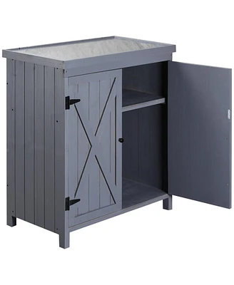 Garden Storage Cabinet – Outdoor Organizer for Tools, Equipment, and Supplies