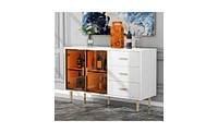 Modern Buffet Cabinet – Storage Sideboard for Dining Room & Living Room