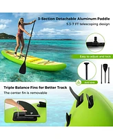 Inflatable Stand up Paddle Board iSUP Board Accessories with 3 Fins