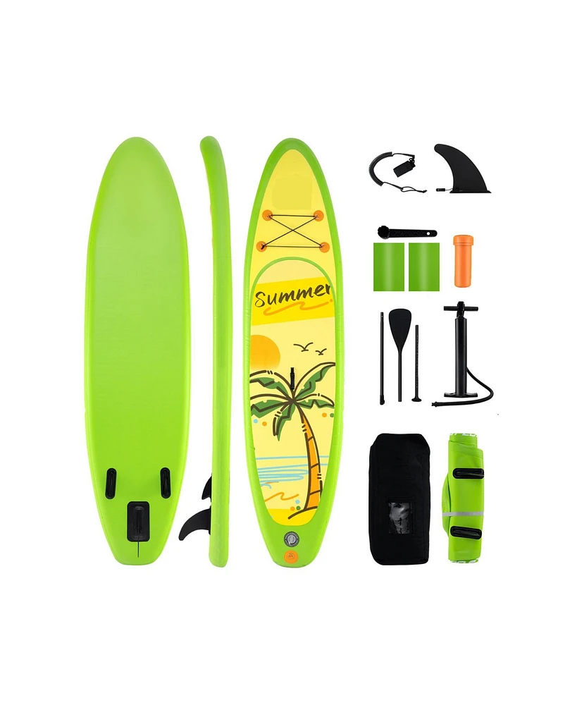 Inflatable Stand up Paddle Board iSUP Board Accessories with 3 Fins