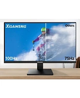 memzuoix 27 Inch Computer Monitor 100Hz Fhd,1920 x 1080P Gaming Monitor with Hdmi Vga Display Ports,3ms Response,Dual Speakers,FreeSync,100×100mm