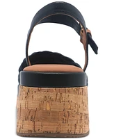Gentle Souls Women's Dorris Woven-Band Sandals