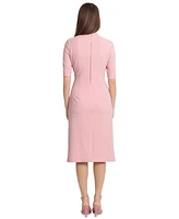 Maggy London Women's Ruched Sheath Dress