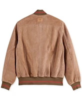 Scotch & Soda Men's Suede Bomber Jacket