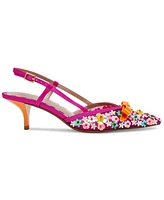 Betsey Johnson Women's Sadyy Ditzy Floral Slingback Pumps