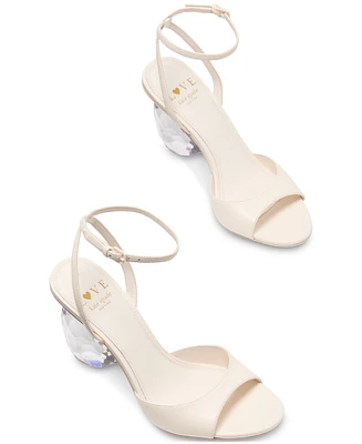 Kate Spade New York Women's Perfect Pair Heart Heel Dress Sandals
