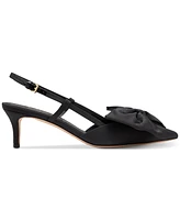 kate spade new york Women's Rue Slingback Bow Pumps