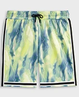 Mode of One Men's Aura Regular-Fit Printed 7" Mesh Shorts, Exclusively at Macy's