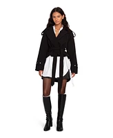 Belle & Bloom Women's Fast Car Cropped Trench